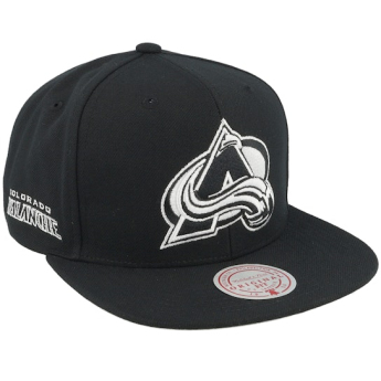 Colorado Avalanche čepice flat kšiltovka Evergreen Black White Snapback