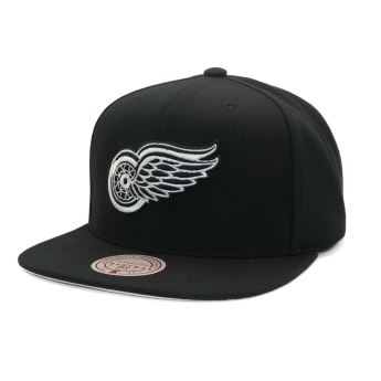 Detroit Red Wings čepice flat kšiltovka Evergreen Black White Snapback