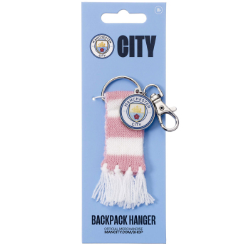 Manchester City přívěšek na tašku Pink Bar Scarf
