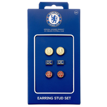 FC Chelsea sada náušnic three unique designs