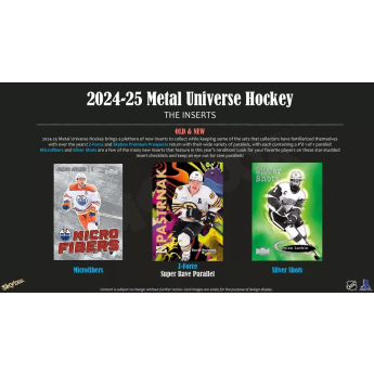 NHL boxy hokejové karty NHL 2024-25 Upper Deck Skybox Metal Universe Hobby Box