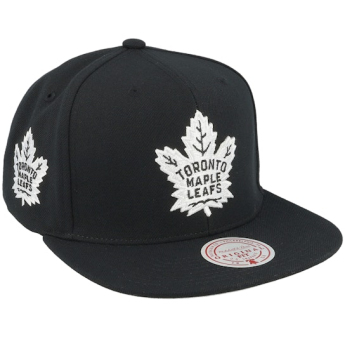 Toronto Maple Leafs čepice flat kšiltovka Evergreen Black White Snapback