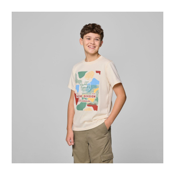 Formule 1 dětské tričko Camo Graphic beige F1 Team 2025