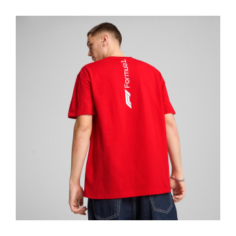 Formule 1 pánské tričko Essential Relaxed Logo red F1 Team 2025
