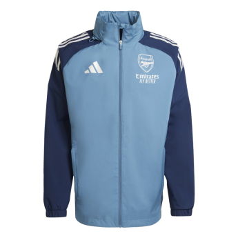 FC Arsenal pánská bunda s kapucí Allweather blue