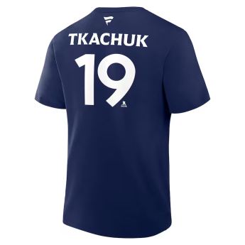 Florida Panthers pánské tričko 2025 Stanley Cup Champions Name & Number - Matthew Tkachuk #19