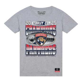 Florida Panthers pánské tričko 2025 Stanley Cup Champions Victory Arch Heather Gray