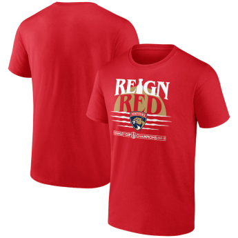 Florida Panthers pánské tričko 2025 Stanley Cup Champions Hometown DNA red