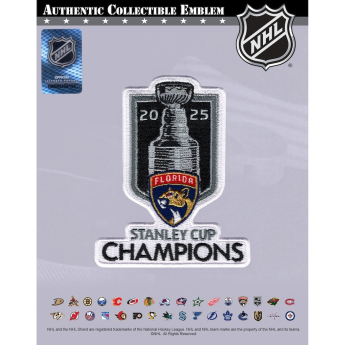 Florida Panthers nášivka 2025 Stanley Cup Champions Jersey