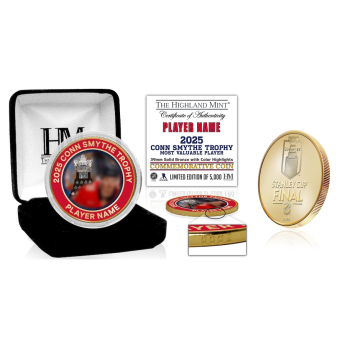 Florida Panthers pamětní mince 2025 Stanley Cup Champions Conn Smythe Winner Bronze Coin