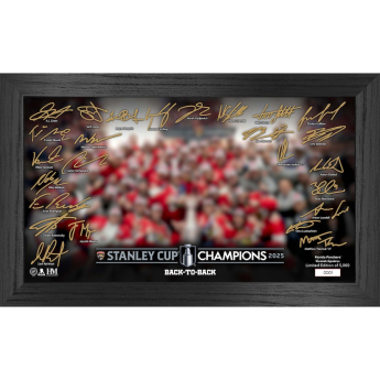 Florida Panthers obraz 2025 Stanley Cup Champions Tradition Signature Frame
