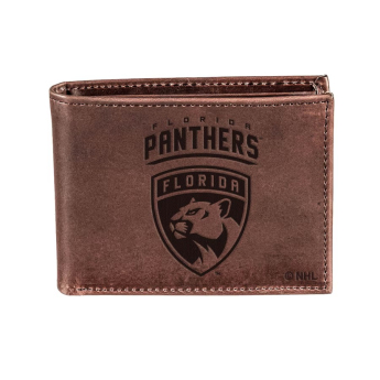 Florida Panthers kožená peněženka Bi-Fold Leather brown
