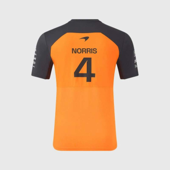 Mclaren Honda pánské tričko Lando Norris official Teamline Replica orange F1 Team 2025