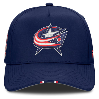 Columbus Blue Jackets čepice baseballová kšiltovka 2025 Draft Authentic Pro Structured Adjustable