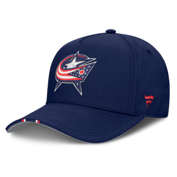 Columbus Blue Jackets čepice baseballová kšiltovka 2025 Draft Authentic Pro Structured Adjustable