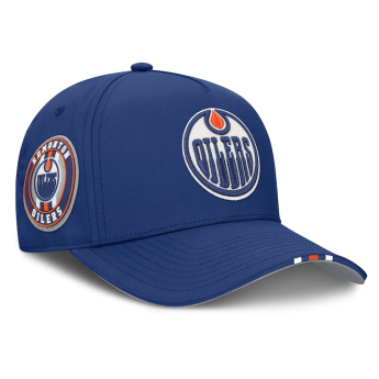 Edmonton Oilers čepice baseballová kšiltovka 2025 Draft Authentic Pro Structured Adjustable