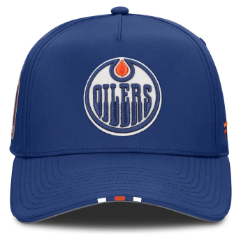 Edmonton Oilers čepice baseballová kšiltovka 2025 Draft Authentic Pro Structured Adjustable