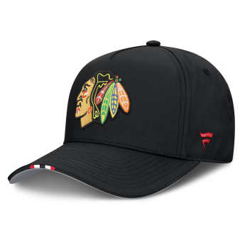 Chicago Blackhawks čepice baseballová kšiltovka 2025 Draft Authentic Pro Structured Adjustable