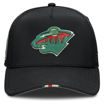 Minnesota Wild čepice baseballová kšiltovka 2025 Draft Authentic Pro Structured Adjustable