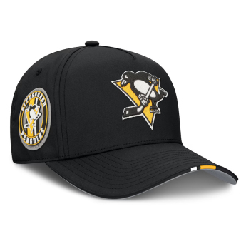 Pittsburgh Penguins čepice baseballová kšiltovka 2025 Draft Authentic Pro Structured Adjustable
