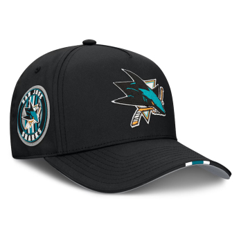 San Jose Sharks čepice baseballová kšiltovka 2025 Draft Authentic Pro Structured Adjustable