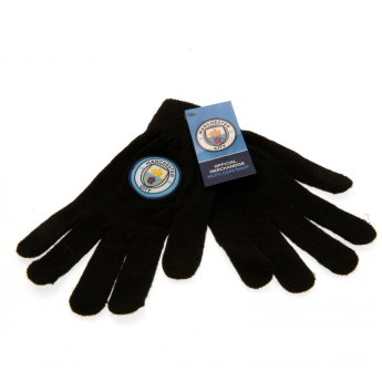 Manchester City dětské rukavice black