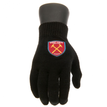 West Ham United dětské rukavice black