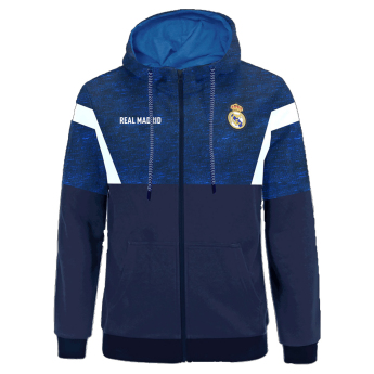 Real Madrid pánská mikina s kapucí No17 Zip navy