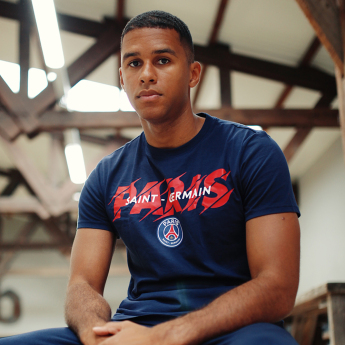 Paris Saint Germain pánské tričko Slogan blue