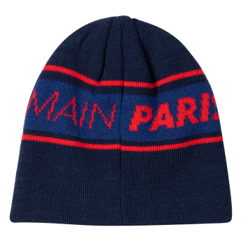 Paris Saint Germain dětská zimní čepice Text blue