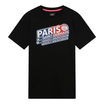 Paris Saint Germain pánské tričko Repeat black
