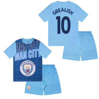 Manchester City dětské pyžamo Text Grealish