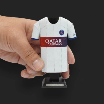 Paris Saint Germain 3D kovový model Away Jersey 2023/24 Kit