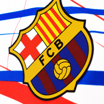 FC Barcelona dětský fotbalový dres Lined white