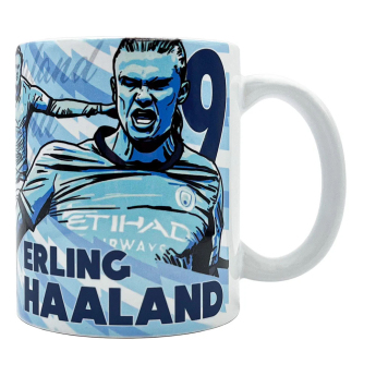 Manchester City hrníček Haaland Graphic