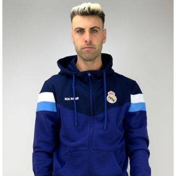 Real Madrid dětská mikina s kapucí No13 Zip navy