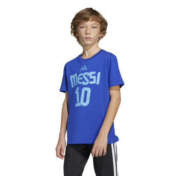 Lionel Messi dětské tričko MESSI Name and number blue