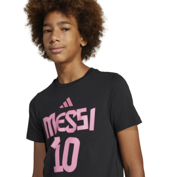 Lionel Messi dětské tričko MESSI Name and number black