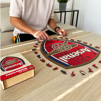 FC Arsenal dřevěné puzzle Crest 150 ks