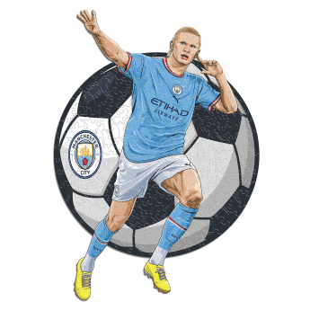 Manchester City dřevěné puzzle Haaland 150 pcs