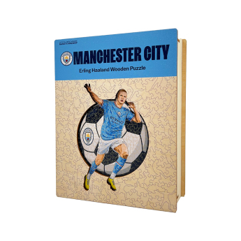 Manchester City dřevěné puzzle Haaland 150 pcs