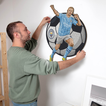 Manchester City dřevěné puzzle Haaland 150 pcs