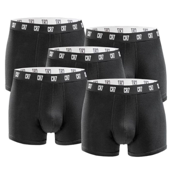 Cristiano Ronaldo pánské boxerky 5pack CR7 Black Sachet