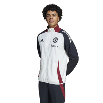 Manchester United pánská bunda Presentation white