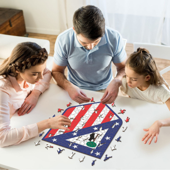 Atletico Madrid dřevěné puzzle Crest 150 pcs