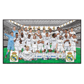 Real Madrid dřevěné puzzle Team 500 pcs