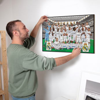 Real Madrid dřevěné puzzle Team 500 pcs