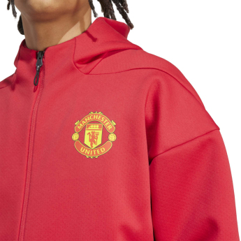 Manchester United pánská bunda s kapucí Z.N.E. red