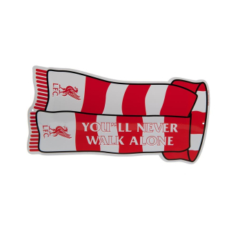 FC Liverpool plechová cedule scarf small