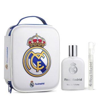 Real Madrid toaletní set Edt+Rollon Necesser 110ml